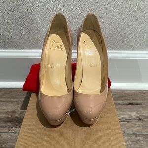 Christian Louboutin Nude Bianca size 36.5…6 1/2